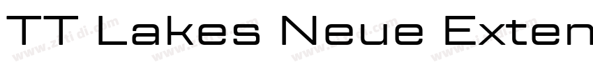 TT Lakes Neue Extend字体转换